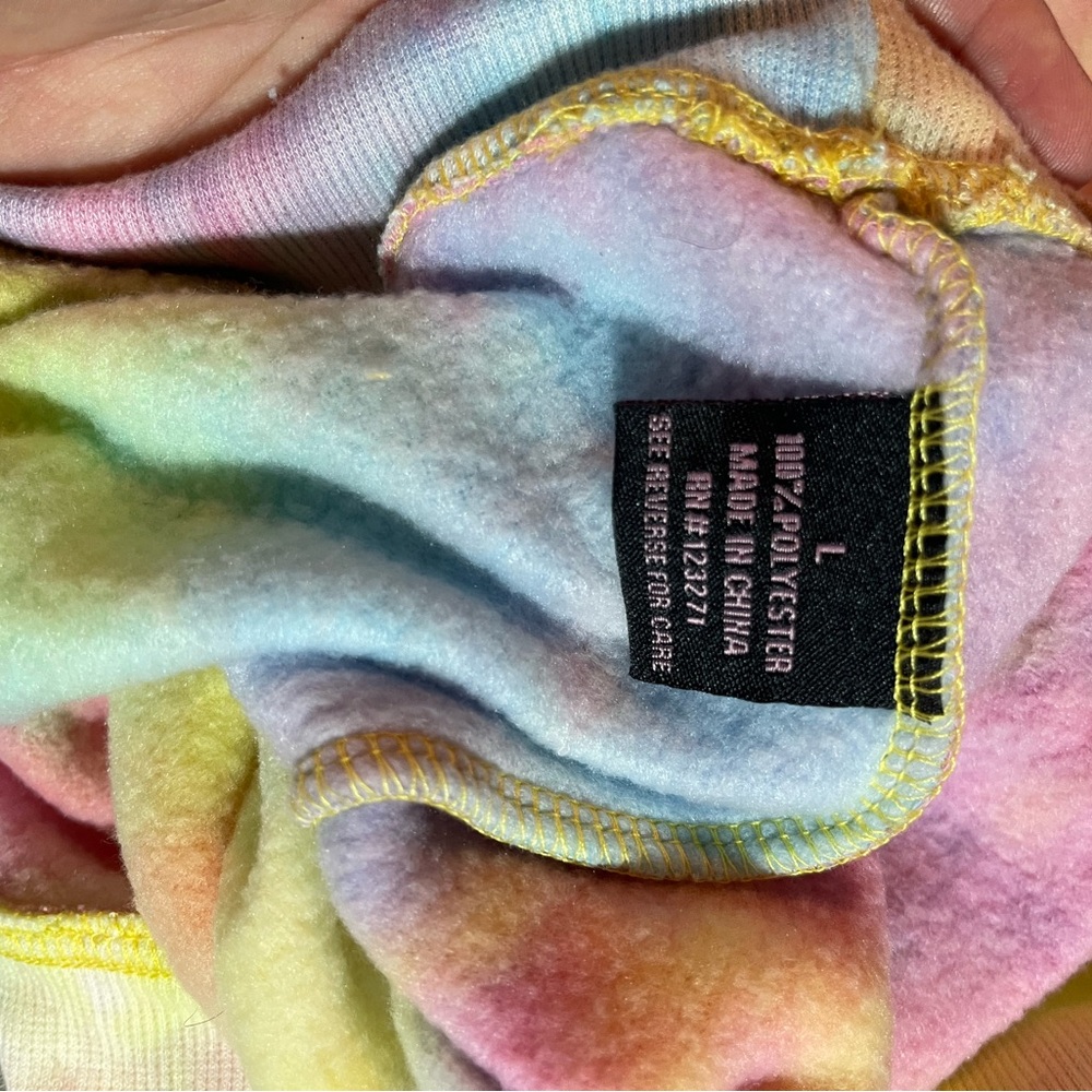 Colorful Tie-Dye Women's hoodie - Picture 5 of 6